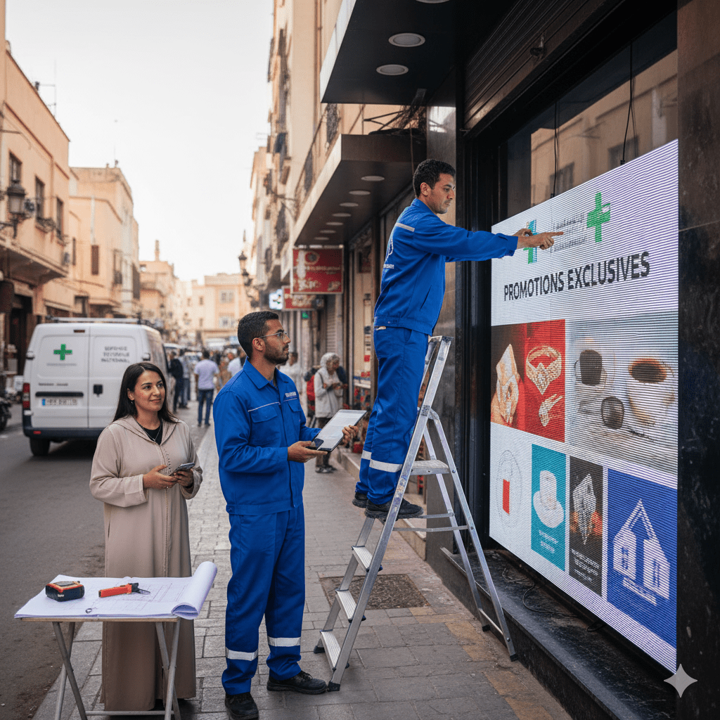 Panneaux de Signalisation LED pour Collectivités et Administrations Marocaines 3 Panneaux de Signalisation LED pour Collectivités et Administrations Marocaines