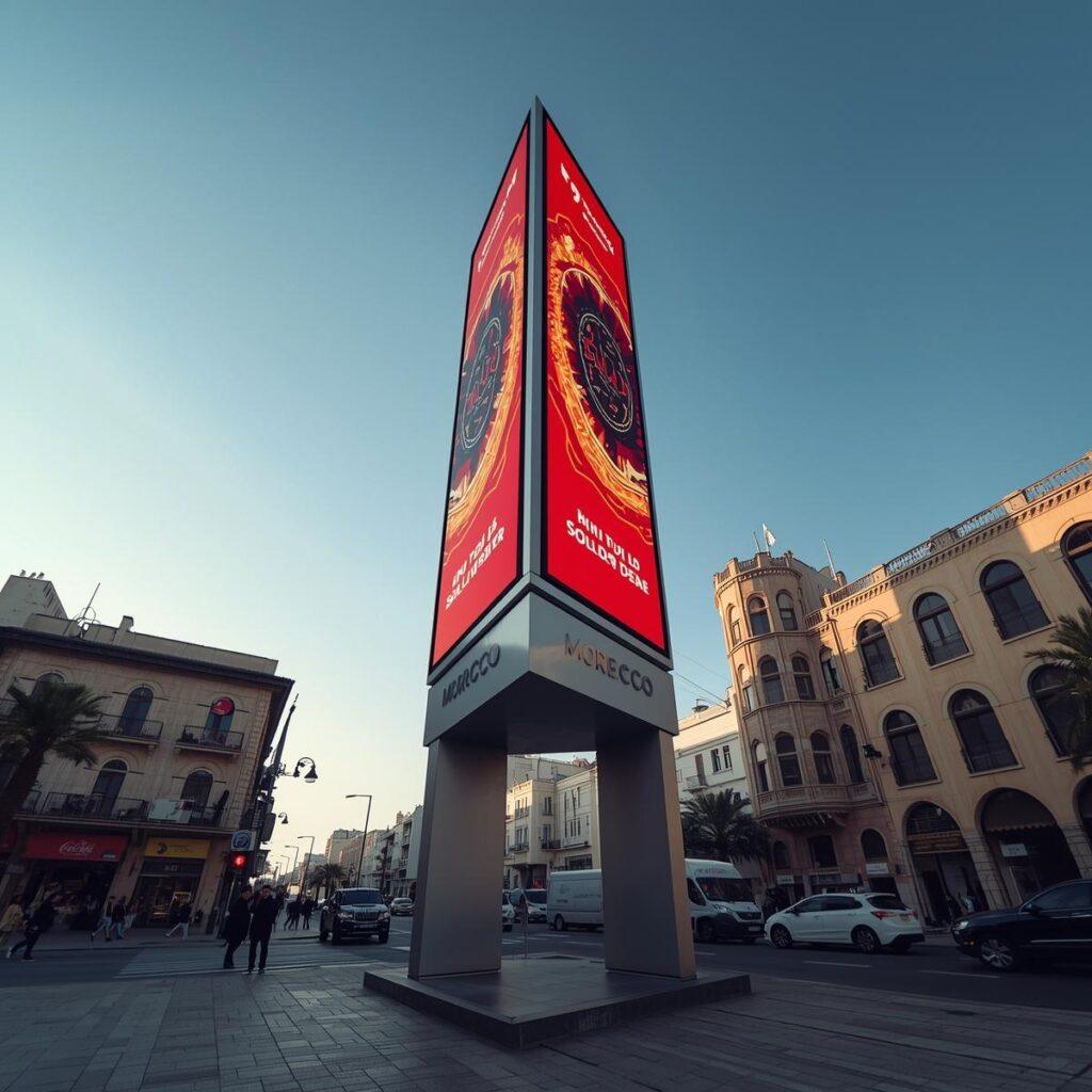 Totem publicitaire 2 Totem Publicitaire LED2