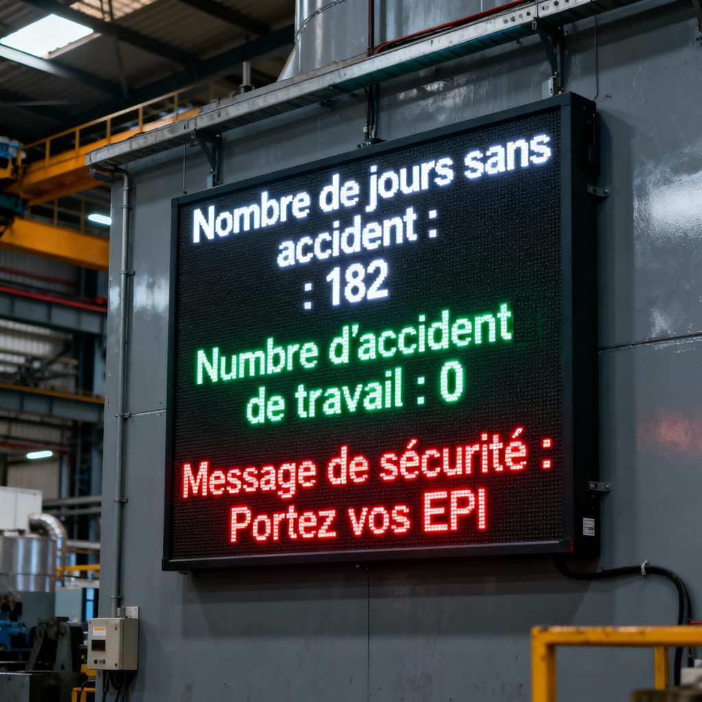 Afficheurs de sécurité industrielle LED 2 aafficheur de securite industrielle 1