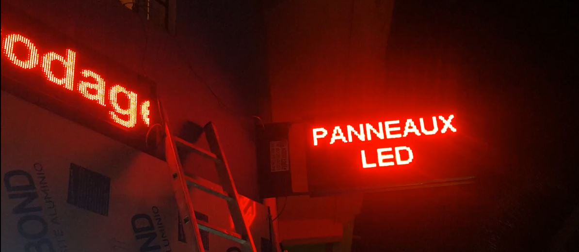 afficheur LED et Panneau LED au Maroc 11 aafficheur led drapeau