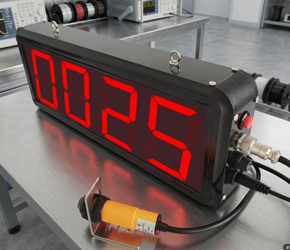 Afficheur LED industriel de comptage et de statistiques de production